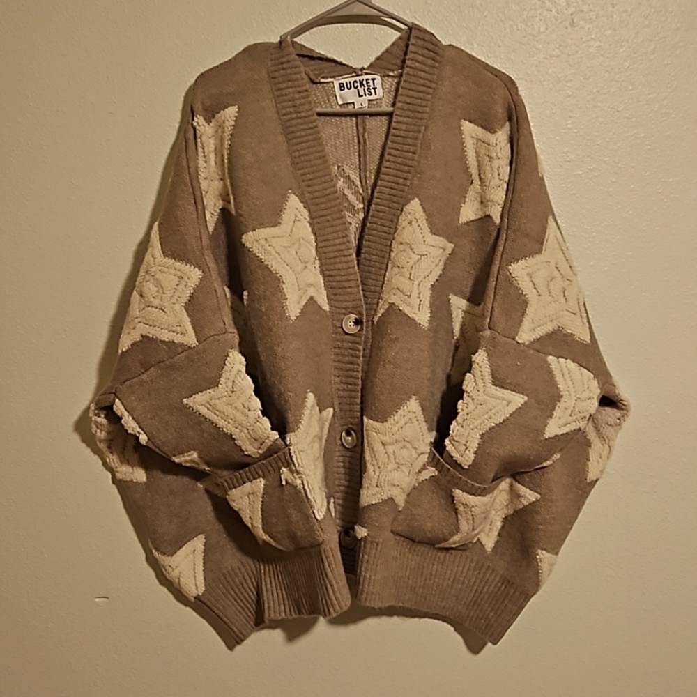 Bucketlist by Anthropology Oversized Star Sweater - Picture 5 of 7